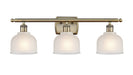 Innovations - 516-3W-AB-G411 - Three Light Bath Vanity - Ballston - Antique Brass