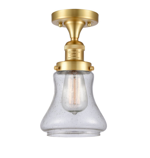 Innovations - 517-1CH-SG-G194-LED - LED Semi-Flush Mount - Franklin Restoration - Satin Gold