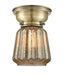 Innovations - 623-1F-AB-G146-LED - LED Flush Mount - Aditi - Antique Brass