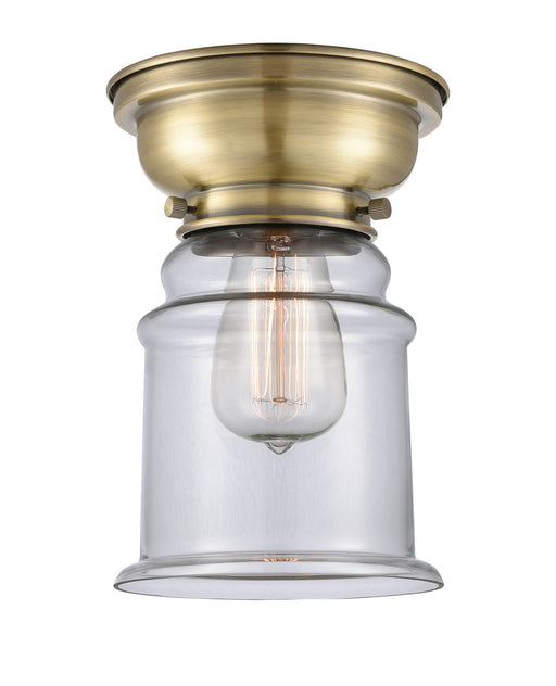 Innovations - 623-1F-AB-G182 - One Light Flush Mount - Aditi - Antique Brass