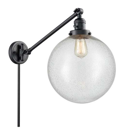 Innovations - 237-BK-G204-12-LED - LED Swing Arm Lamp - Franklin Restoration - Matte Black