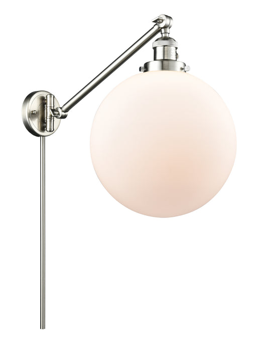 Innovations - 237-SN-G201-12-LED - LED Swing Arm Lamp - Franklin Restoration - Brushed Satin Nickel