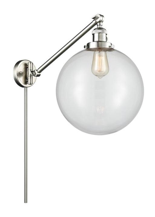 Innovations - 237-SN-G202-12-LED - LED Swing Arm Lamp - Franklin Restoration - Brushed Satin Nickel