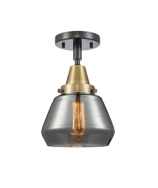 Innovations - 447-1C-BAB-G173 - One Light Flush Mount - Franklin Restoration - Black Antique Brass
