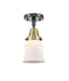 Innovations - 447-1C-BAB-G181S-LED - LED Flush Mount - Franklin Restoration - Black Antique Brass