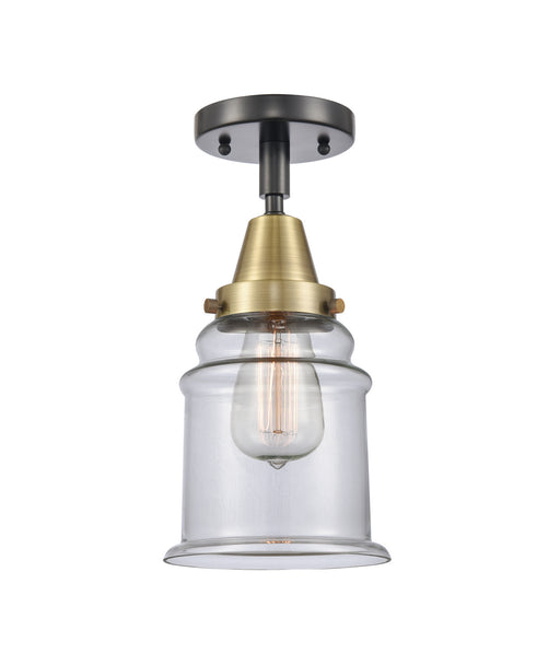Innovations - 447-1C-BAB-G182-LED - LED Flush Mount - Franklin Restoration - Black Antique Brass