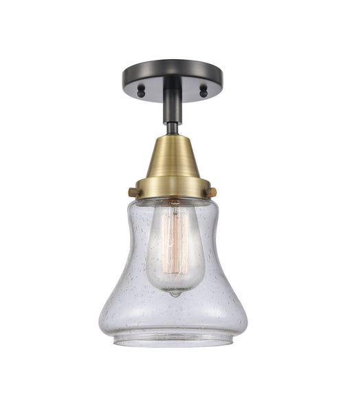 Innovations - 447-1C-BAB-G194-LED - LED Flush Mount - Franklin Restoration - Black Antique Brass