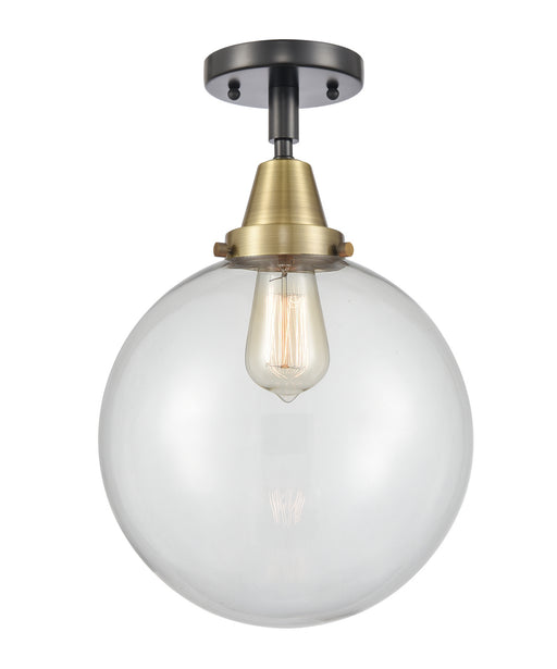 Innovations - 447-1C-BAB-G202-10-LED - LED Flush Mount - Franklin Restoration - Black Antique Brass