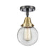 Innovations - 447-1C-BAB-G202-6-LED - LED Flush Mount - Franklin Restoration - Black Antique Brass