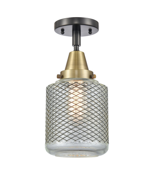 Innovations - 447-1C-BAB-G262-LED - LED Flush Mount - Franklin Restoration - Black Antique Brass
