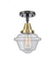 Innovations - 447-1C-BAB-G534-LED - LED Flush Mount - Franklin Restoration - Black Antique Brass