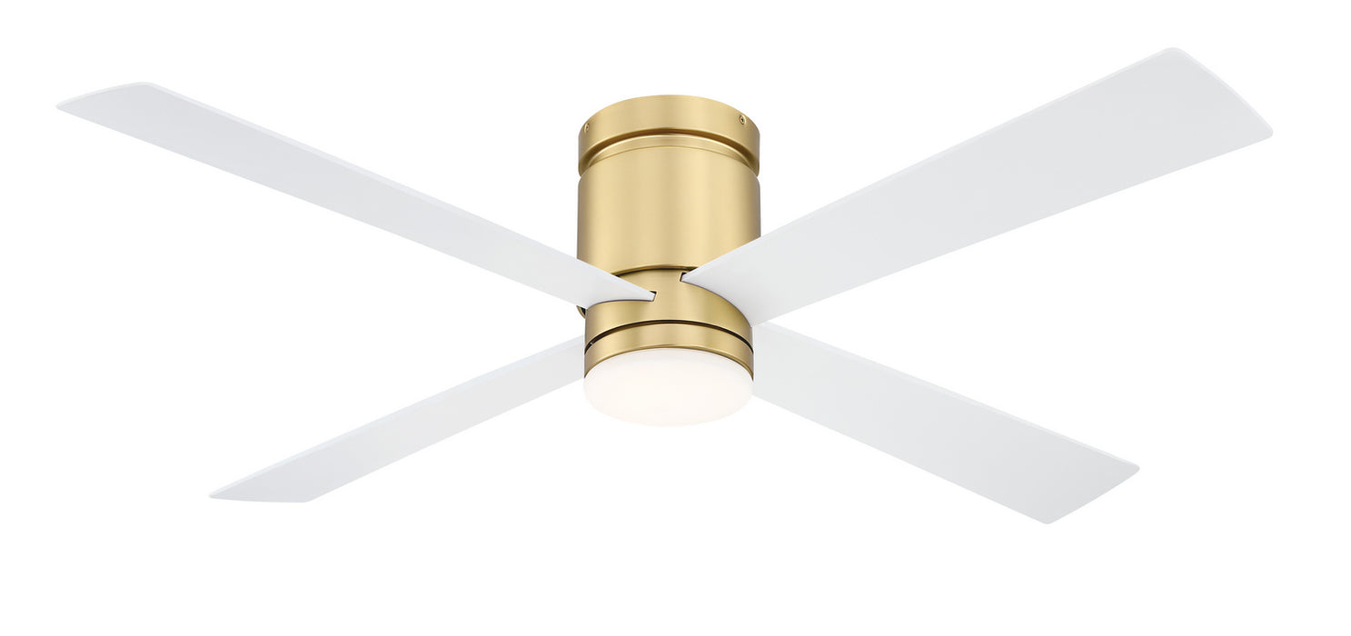Fanimation - FPS8553BS - 52``Ceiling Fan - Kwartet - Brushed Satin Brass