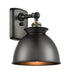 Innovations - 516-1W-BAB-M14-BK-LED - LED Wall Sconce - Ballston - Black Antique Brass