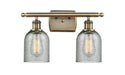 Innovations - 516-2W-AB-G257 - Two Light Bath Vanity - Ballston - Antique Brass