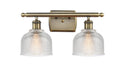 Innovations - 516-2W-AB-G412 - Two Light Bath Vanity - Ballston - Antique Brass