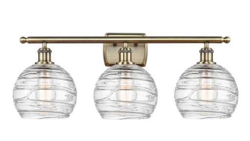 Innovations - 516-3W-AB-G1213-8 - Three Light Bath Vanity - Ballston - Antique Brass