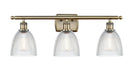 Innovations - 516-3W-AB-G382 - Three Light Bath Vanity - Ballston - Antique Brass