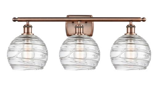 Innovations - 516-3W-AC-G1213-8-LED - LED Bath Vanity - Ballston - Antique Copper