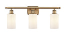 Innovations - 516-3W-BB-G801 - Three Light Bath Vanity - Ballston - Brushed Brass