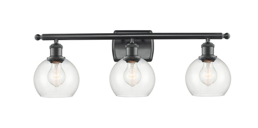 Innovations - 516-3W-BK-G122-6-LED - LED Bath Vanity - Ballston - Matte Black