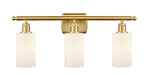 Innovations - 516-3W-SG-G801 - Three Light Bath Vanity - Ballston - Satin Gold