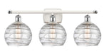 Innovations - 516-3W-WPC-G1213-8-LED - LED Bath Vanity - Ballston - White and Polished Chrome