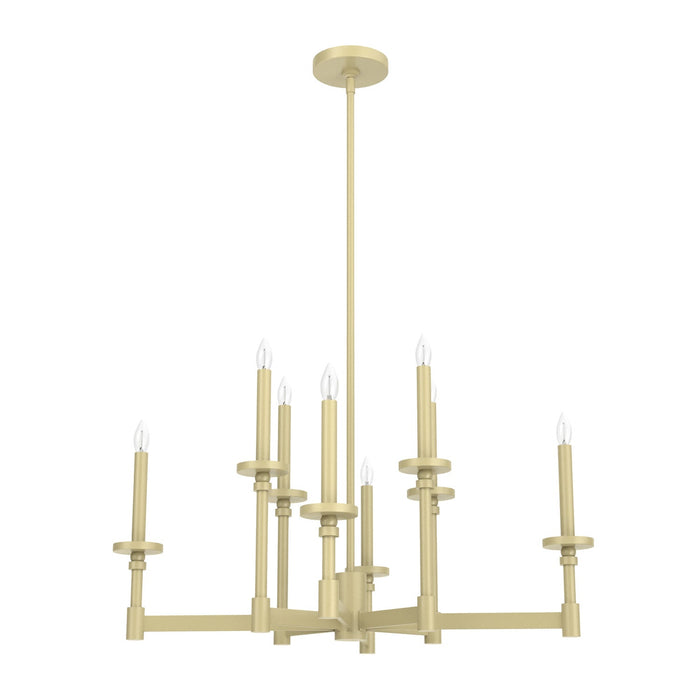 Hunter Briargrove Eight Light Chandelier