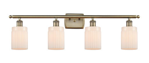 Innovations - 516-4W-AB-G341 - Four Light Bath Vanity - Ballston - Antique Brass