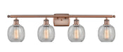 Innovations - 516-4W-AC-G105-LED - LED Bath Vanity - Ballston - Antique Copper