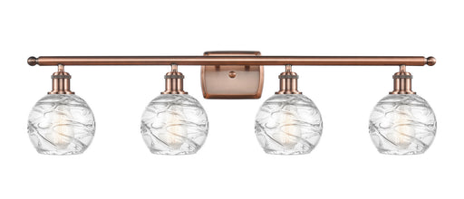 Innovations - 516-4W-AC-G1213-6-LED - LED Bath Vanity - Ballston - Antique Copper