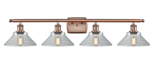 Innovations - 516-4W-AC-G132-LED - LED Bath Vanity - Ballston - Antique Copper