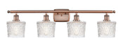 Innovations - 516-4W-AC-G402 - Four Light Bath Vanity - Ballston - Antique Copper