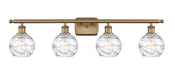 Innovations - 516-4W-BB-G1213-6-LED - LED Bath Vanity - Ballston - Brushed Brass