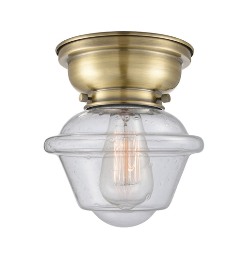 Innovations - 623-1F-AB-G534-LED - LED Flush Mount - Aditi - Antique Brass