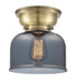 Innovations - 623-1F-AB-G73 - One Light Flush Mount - Aditi - Antique Brass