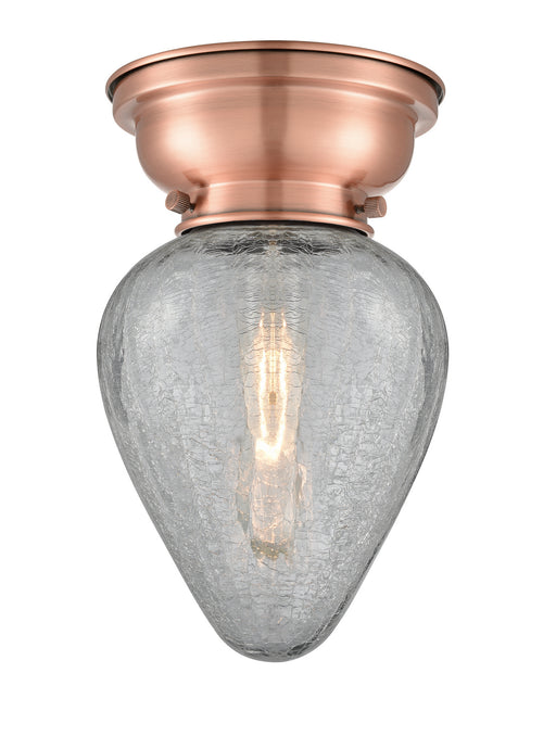 Innovations - 623-1F-AC-G165-LED - LED Flush Mount - Aditi - Antique Copper