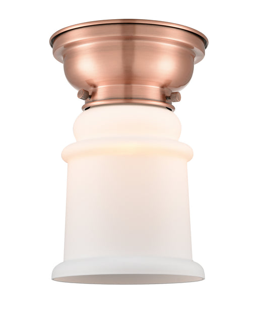 Innovations - 623-1F-AC-G181-LED - LED Flush Mount - Aditi - Antique Copper