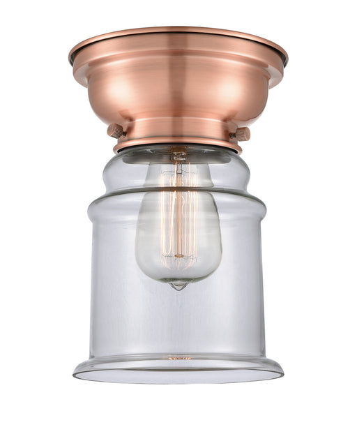 Innovations - 623-1F-AC-G182 - One Light Flush Mount - Aditi - Antique Copper