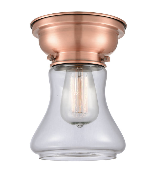 Innovations - 623-1F-AC-G192-LED - LED Flush Mount - Aditi - Antique Copper