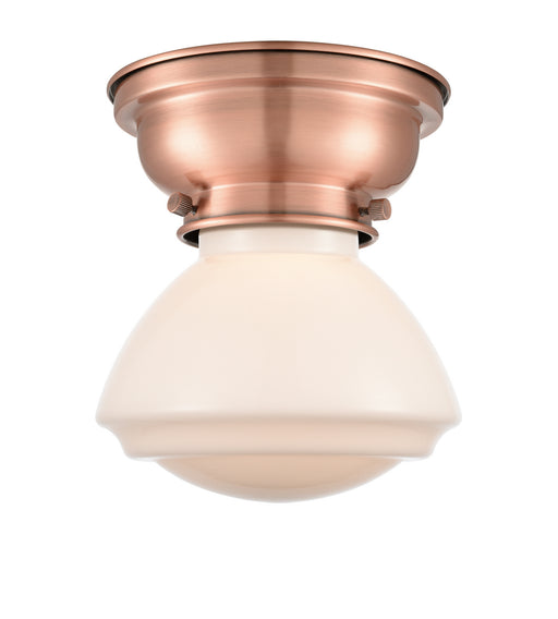 Innovations - 623-1F-AC-G321-LED - LED Flush Mount - Aditi - Antique Copper