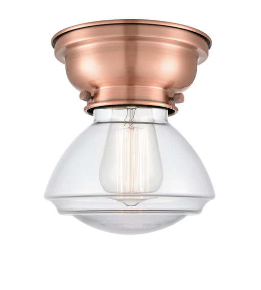 Innovations - 623-1F-AC-G322-LED - LED Flush Mount - Aditi - Antique Copper