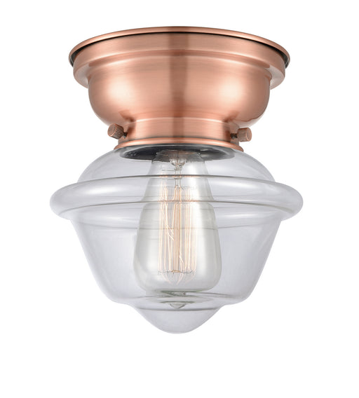 Innovations - 623-1F-AC-G532 - One Light Flush Mount - Aditi - Antique Copper