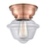 Innovations - 623-1F-AC-G532 - One Light Flush Mount - Aditi - Antique Copper