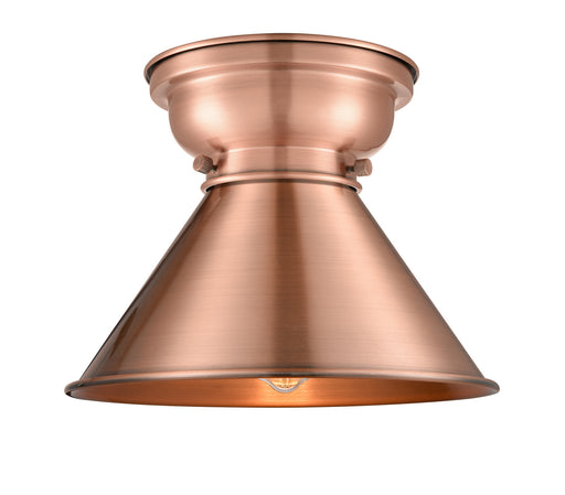 Innovations - 623-1F-AC-M10-AC - One Light Flush Mount - Aditi - Antique Copper