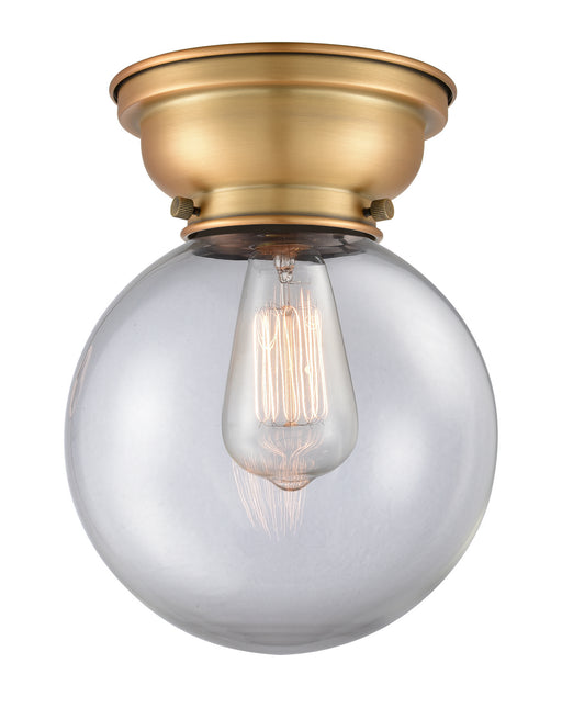 Innovations - 623-1F-BB-G202-8-LED - LED Flush Mount - Aditi - Brushed Brass