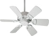 Quorum - 43306-6 - 30``Ceiling Fan - Estate - White