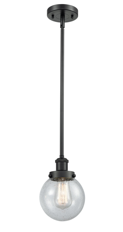 Innovations - 916-1S-BK-G204-6-LED - LED Mini Pendant - Ballston - Matte Black