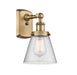 Innovations - 916-1W-BB-G64 - One Light Wall Sconce - Ballston - Brushed Brass