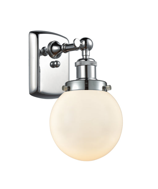 Innovations - 916-1W-PC-G201-6 - One Light Wall Sconce - Ballston - Polished Chrome