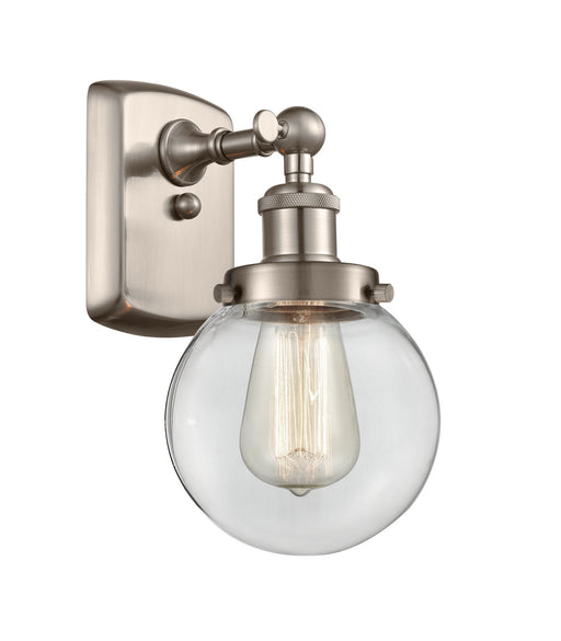 Innovations - 916-1W-SN-G202-6 - One Light Wall Sconce - Ballston - Brushed Satin Nickel